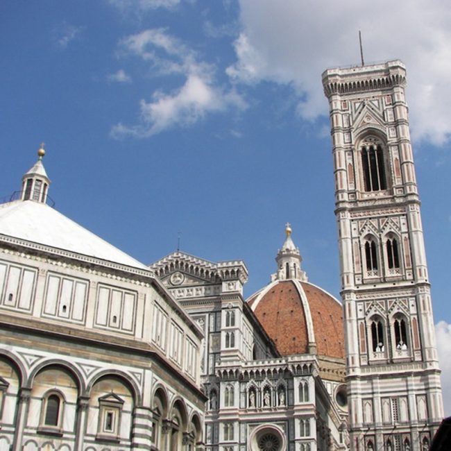 Il duomo, il battistero e il campanile